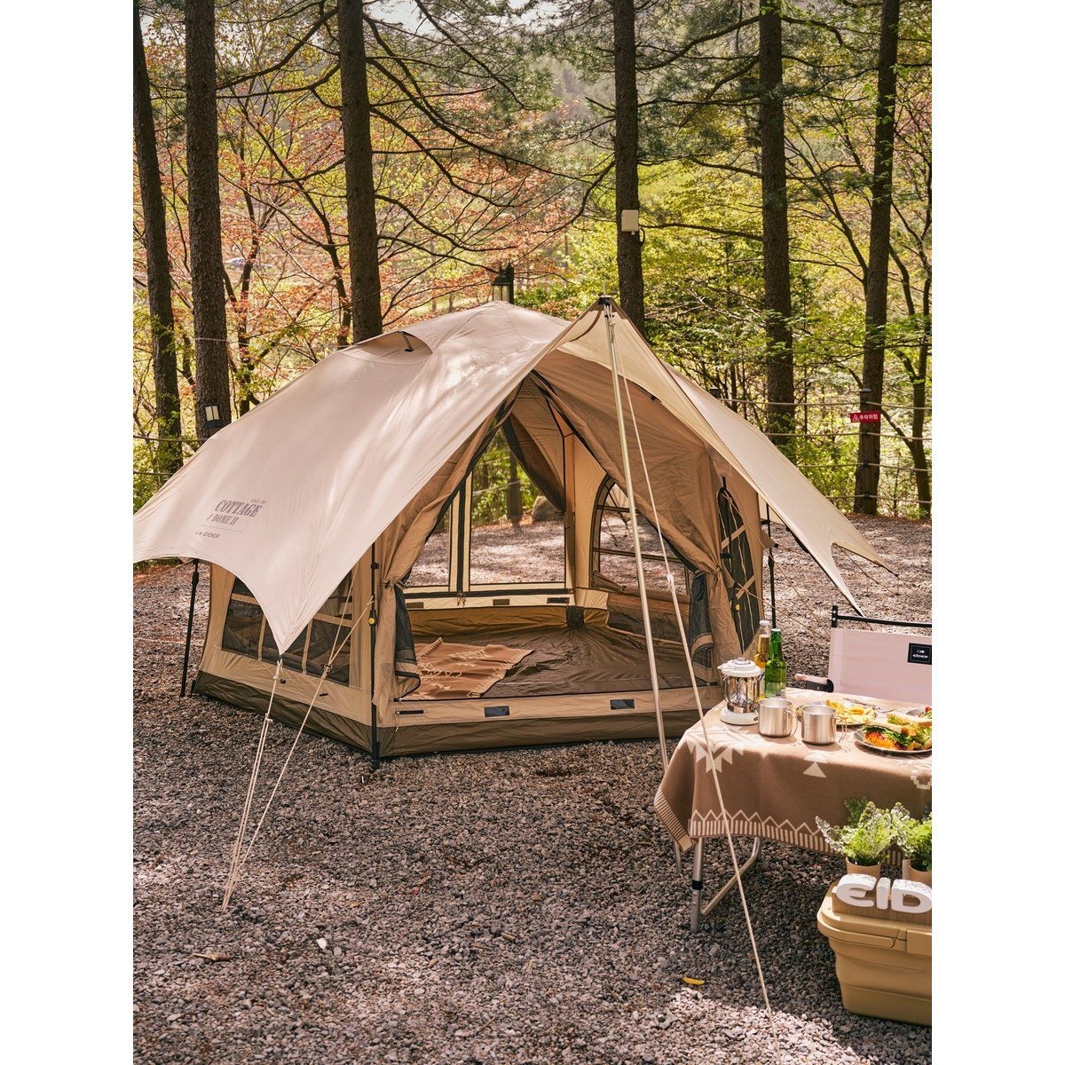 <매장정품> 아이더 EIDER 글램핑 아웃도어 경량 돔 텐트 카티즈 이지 텐트Ⅱ (COTTAGE DOME Ⅱ) DUA24A01 E1 1090867