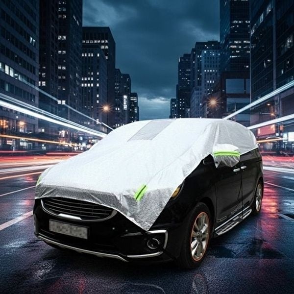 자동차바디커버 볼보 XC90 자동차 하프커버 실버 차량용 덮개 차 앞유리 바디 눈 성애 햇빛
