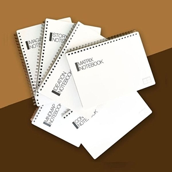 스케치 비지니스 콘티 마인드맵 노트 라인 무지 수첩 A5