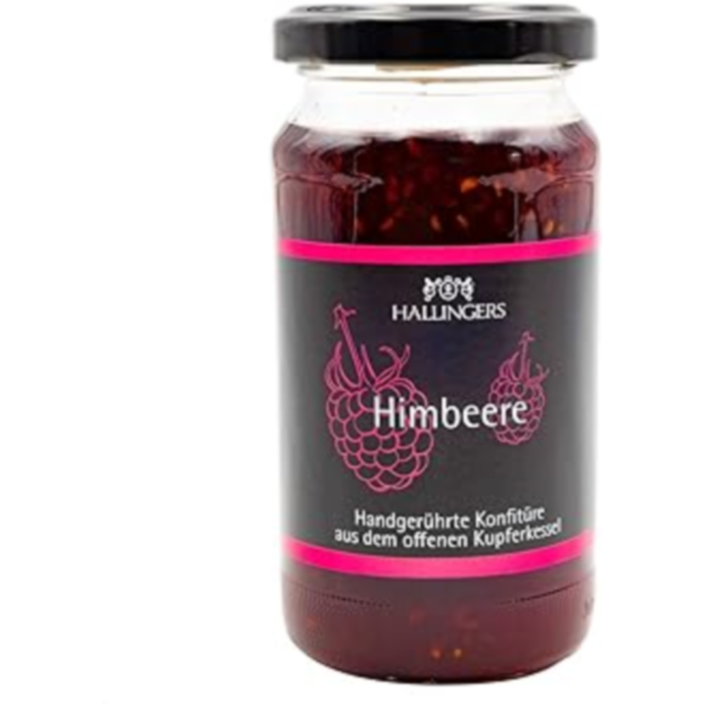 [해외] Hallingers 할링거 산딸기 잼 235g 신선한 호텔 딸기잼 스트로베리 스프레드 무방부제 아이들 간식에 사용