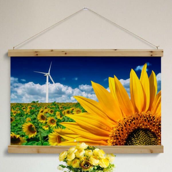 아트박스 (현대Hmall) 아트박스/꾸밈 cj991-우드스크롤_90CmX60Cm-금전운해바라기