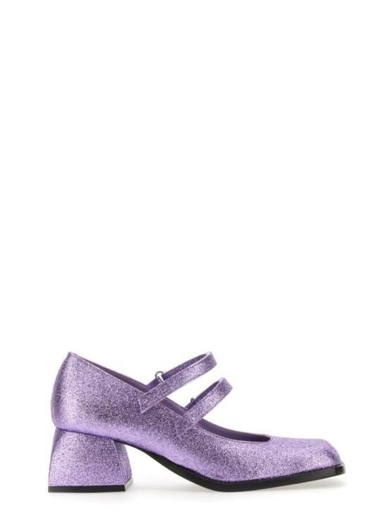 [해외] 노달레토 23SS 노달레토 힐 펌프스 NO11 79 117 AMETHISTGLITTER Purple