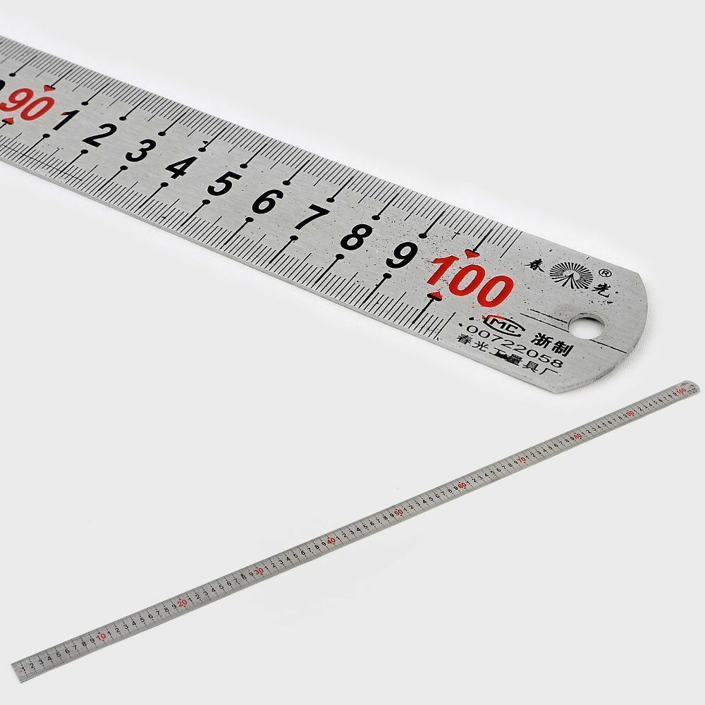 (현대Hmall) 쇠자 1m철자 제도자 100cm직자 100cm 스틸 스틸제도자