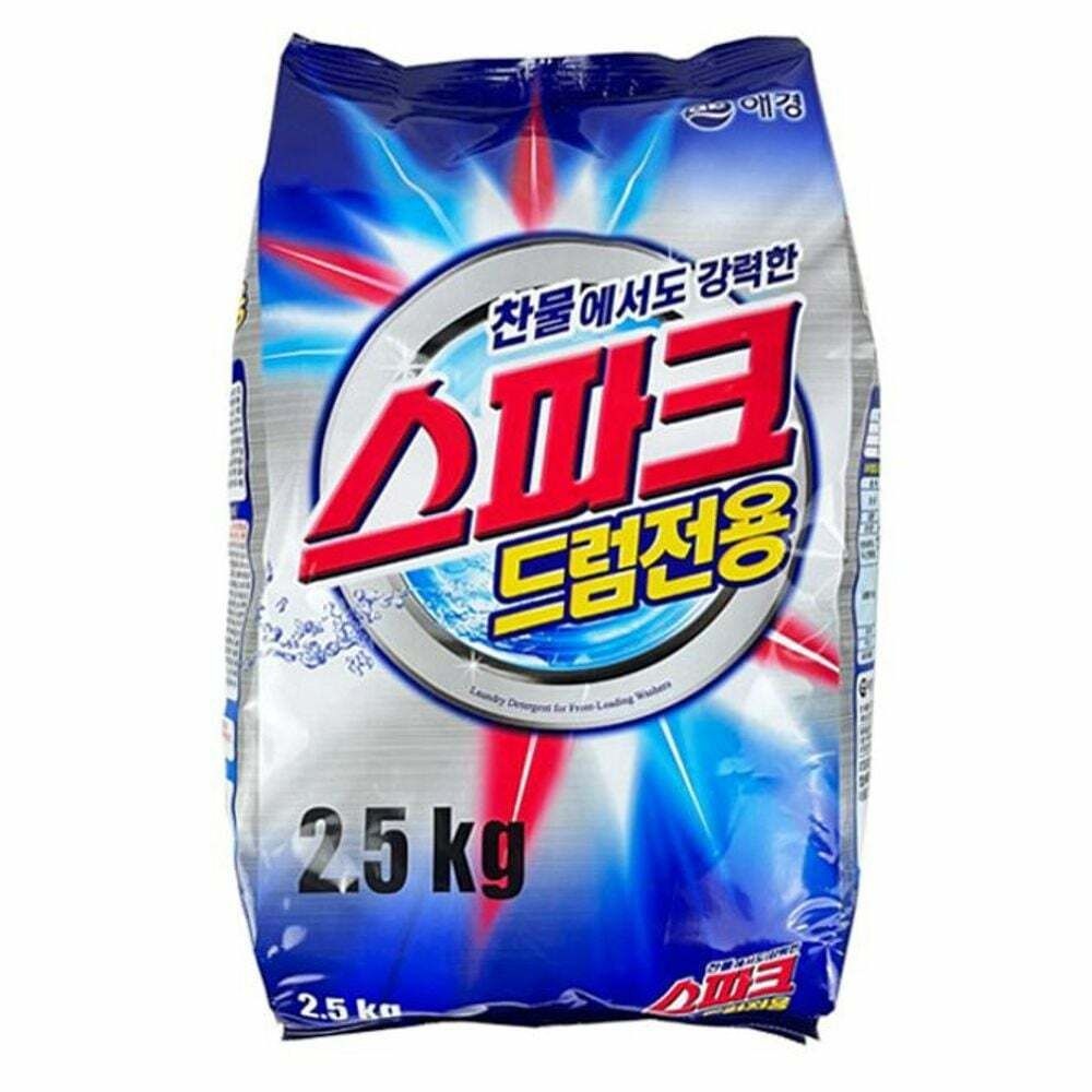 (현대Hmall) 스파크 세탁 세제 세탁기 표백 빨래 세제 드럼용2.5kg