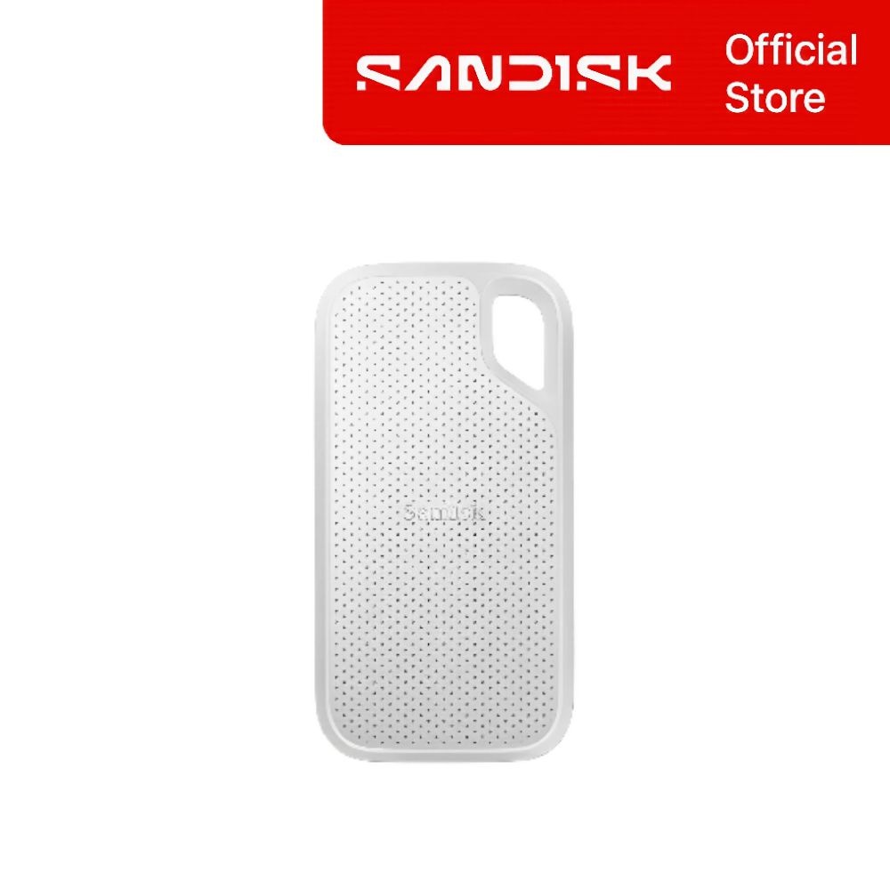 샌디스크 익스트림 포터블 SSD E61 2TB 2테라 화이트 외장 SSD 4K 영상 편집 방수 방진 초고속 전송 정품