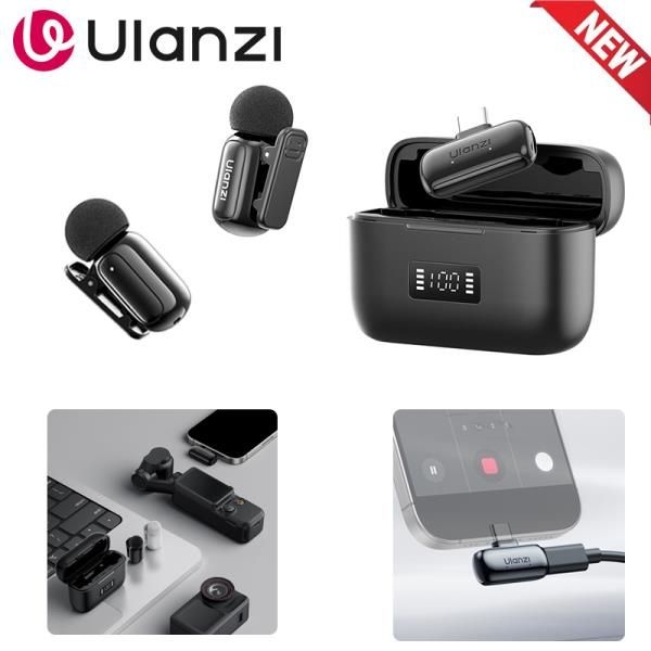 울란지 A200 미니 무선 라발리에 마이크 아이폰 15/16 안드로이드