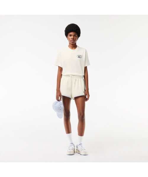 라코스테 여성 시그니처 프린트 반팔 티셔츠 TF0854-54G 70V