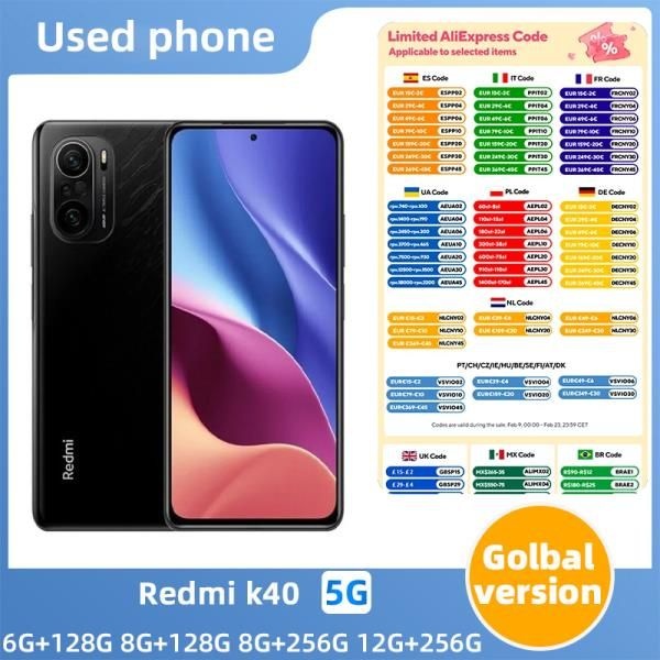 Redmi K40 5G 스마트폰 CPU Qualcomm