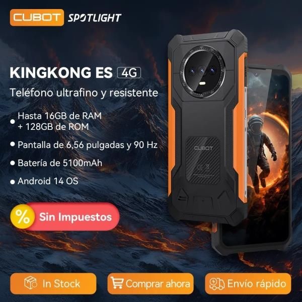 Cubot KingKong ES 초박형 견고한 스마트폰, 옥타코어,
