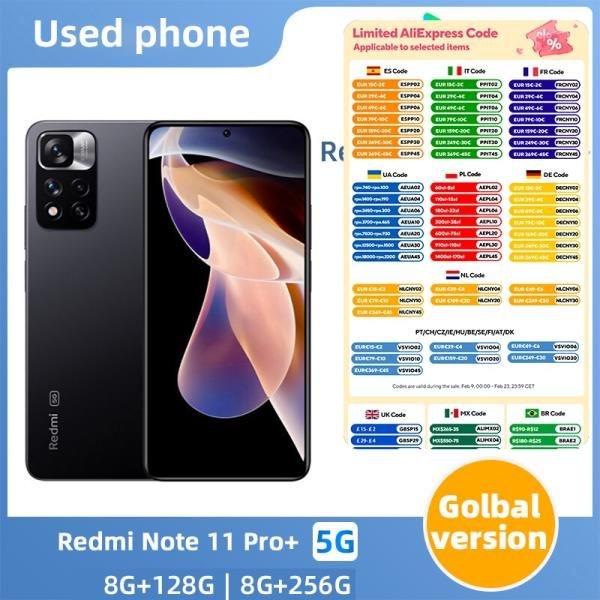 레드미 노트 11 프로+ 플러스 5G 안드로이드 6.6인치