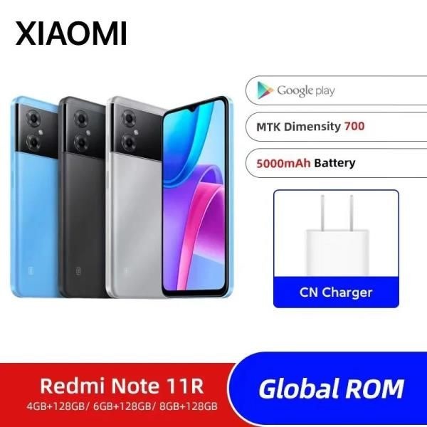 글로벌 롬 샤오미 레드미 노트 11R, 8GB, 128GB,