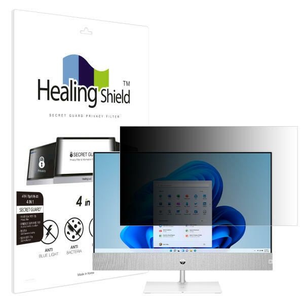 아트박스 (현대Hmall) 아트박스/힐링쉴드 HP 파빌리온 27-ca1012kr 보안필름 양면 정보보안기