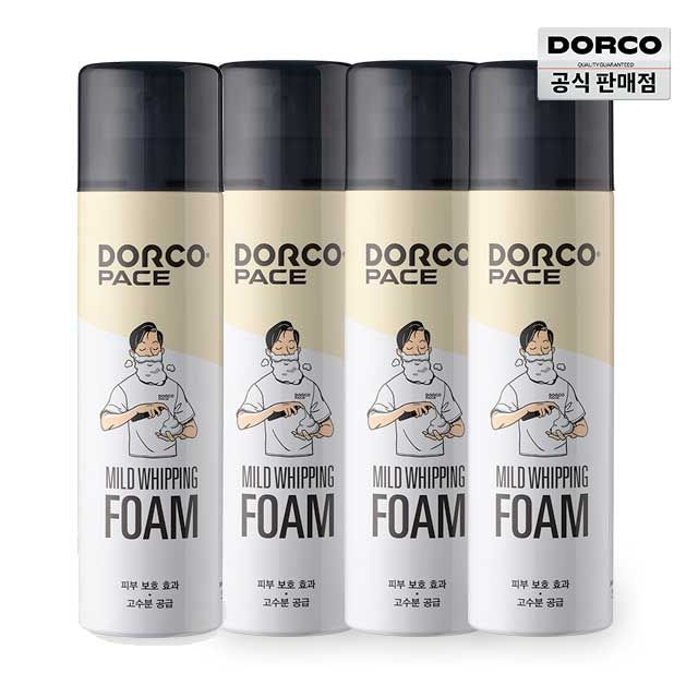 도루코 페이스 쉐이빙폼 250ml 4개 + 수건 증정