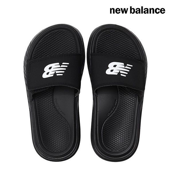 뉴발란스 뉴발란스 [패션플러스][뉴발란스]뉴발란스 NB 쿠셔닝 슬라이드 슬리퍼 (SD1501BK)