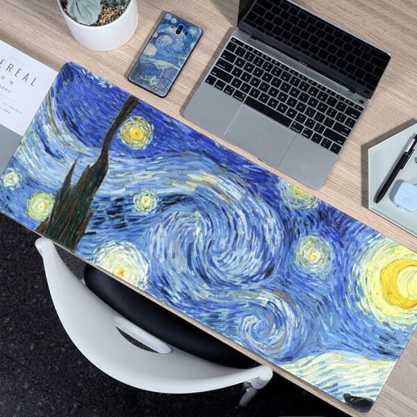 (현대Hmall) 아트박스/모두의팩토리 빈센트 반고흐 별이빛나는밤 해바라기 마우스장패드