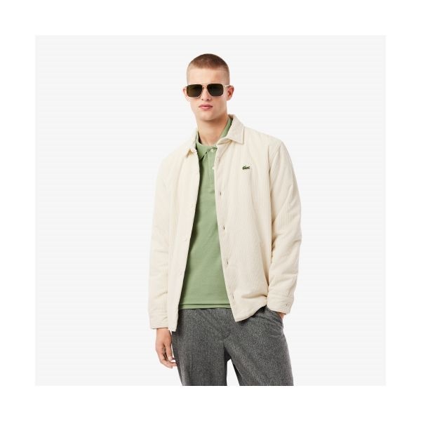 <매장정품> 라코스테 LACOSTE 남성 코듀로이 패딩 셔켓 CH7211-55N XFJ CH7211-55NXFJ 128941