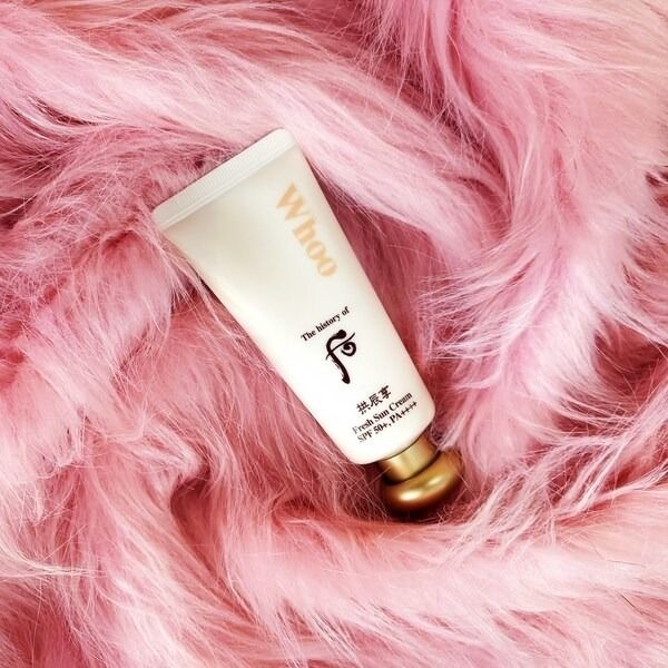 피부관리 더생기 광채 수분보충 공진향 진해윤 프레쉬 선크림 60ml(SPF50진정 쿨링 트러블) 케어 탄력 보습 수분 영