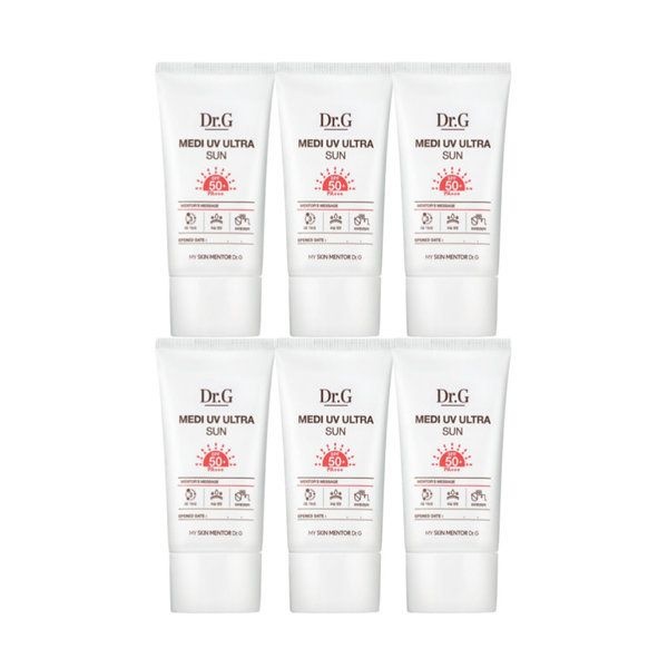 피부관리 닥터지 메디 UV 울트라 선 50ml 6개 케어 탄력 보습 수분 영양
