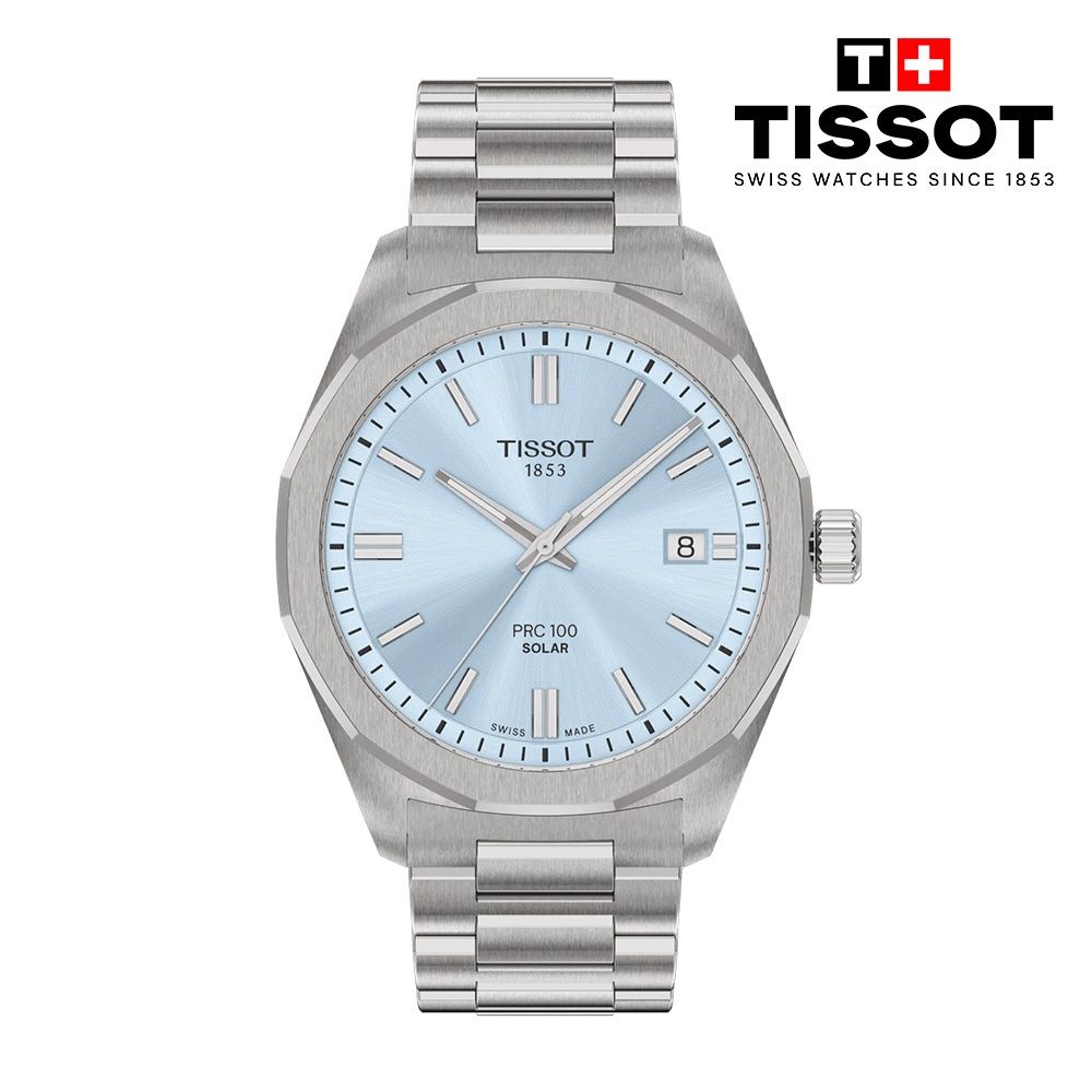 티쏘 PRC 100 솔라 아이스 블루 39mm T151.422.11.351.00