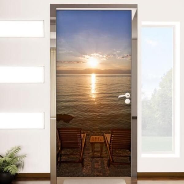 아트박스 (현대Hmall) 아트박스/꾸밈 cl855-꿈같은휴양지_현관문시트지