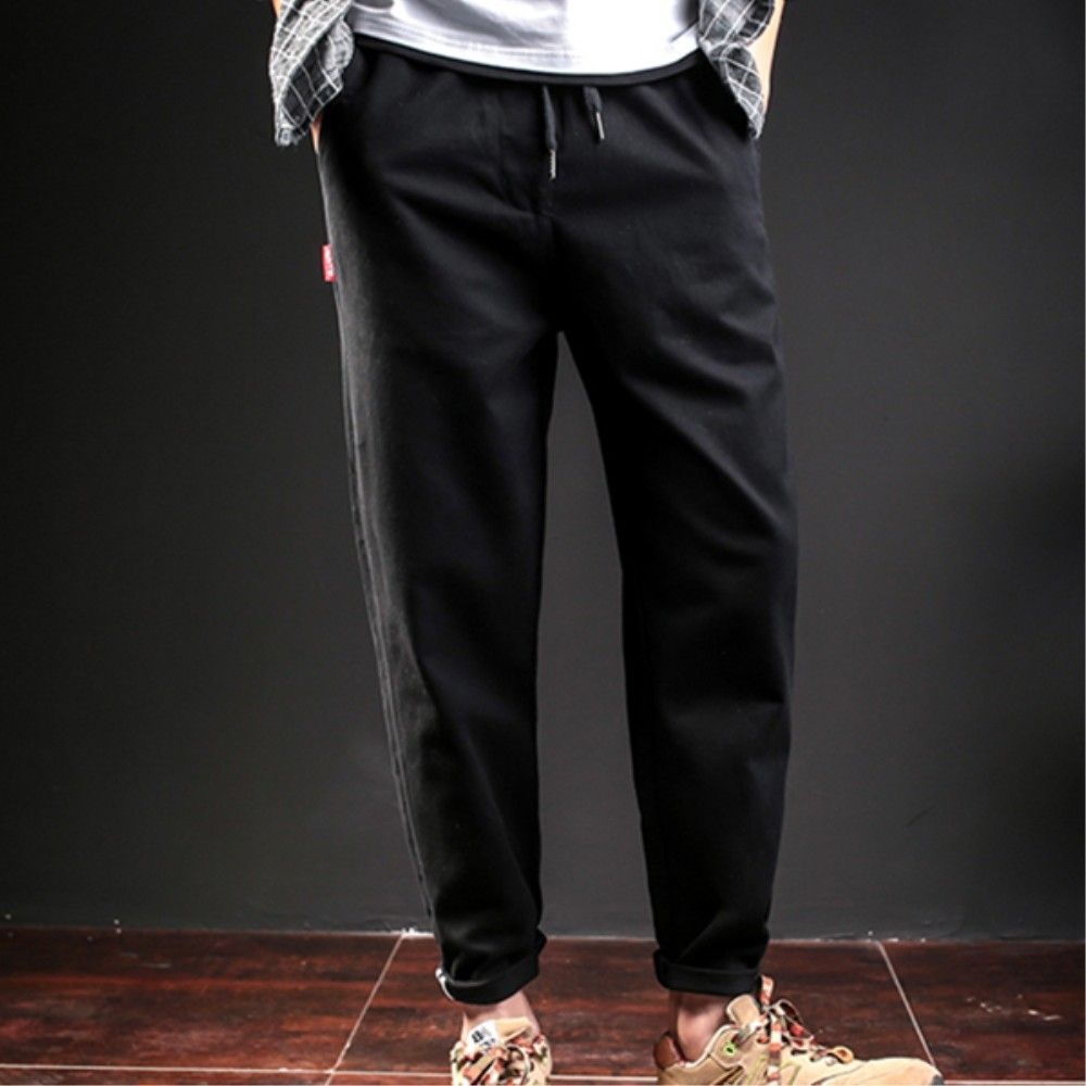 젊은남자 밑단좁은 단정한 캐주얼 긴바지 아르바이트 캐셔 20대