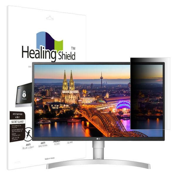 아트박스 (현대Hmall) 아트박스/힐링쉴드 LG 울트라HD 27UL550 SNS 메신저 사이드 보안필름