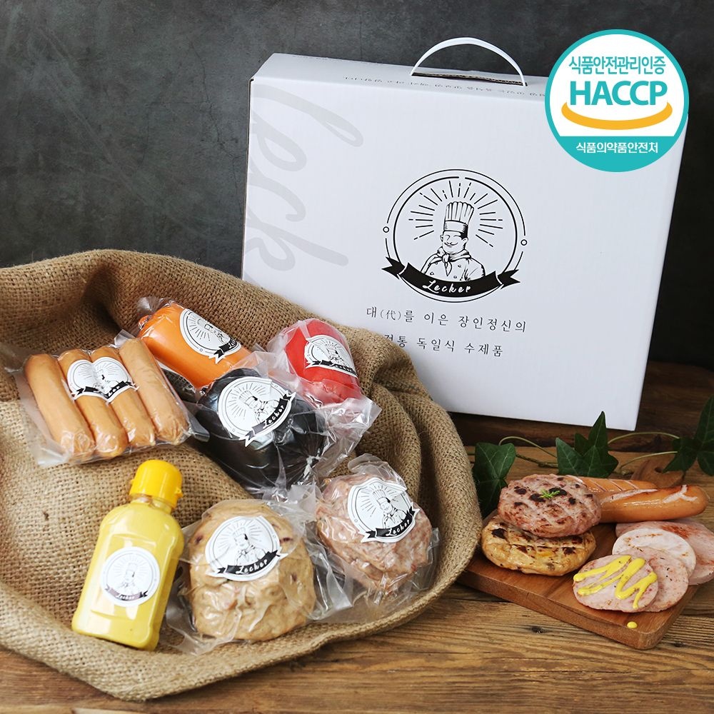 [롯데백화점] 친환경팔도 HACCP 프리미엄 독일식 수제 햄 소세지 선물세트 3호 LE1207898323