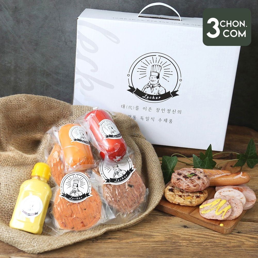 [롯데백화점] 삼촌밥먹자 육즙 가득한 독일식 수제 햄 선물세트 1호 LE1208645600
