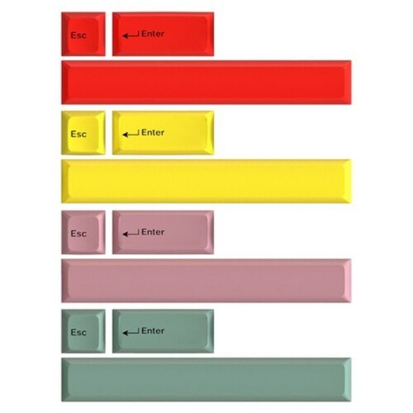 엠스톤 3KEY MA 포인트 키캡 염료승화 레드