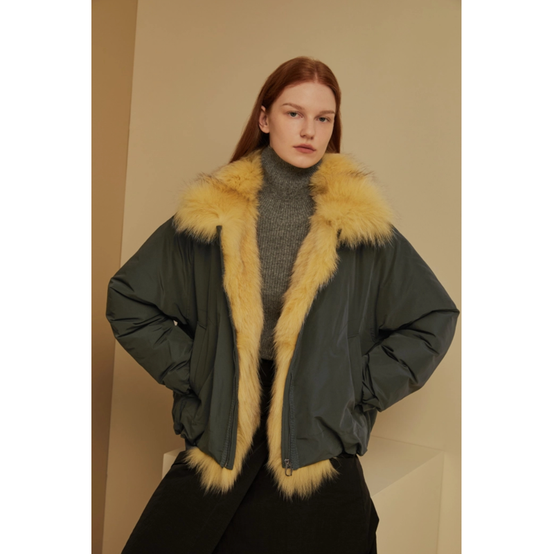 베네통 베네통 BAPD59461 카페 폭스벨리 숏 패딩22439765392170546