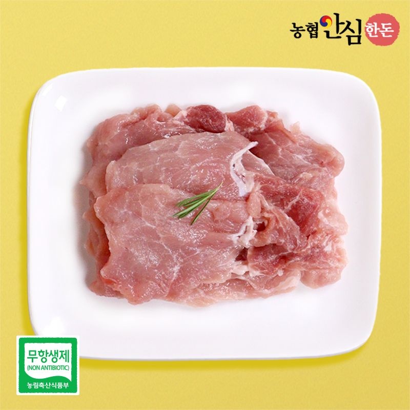 [롯데백화점] 온도씨 [온도씨][농협안심한돈][냉장]국내산 후지(뒷다리살) 불고기용 500g