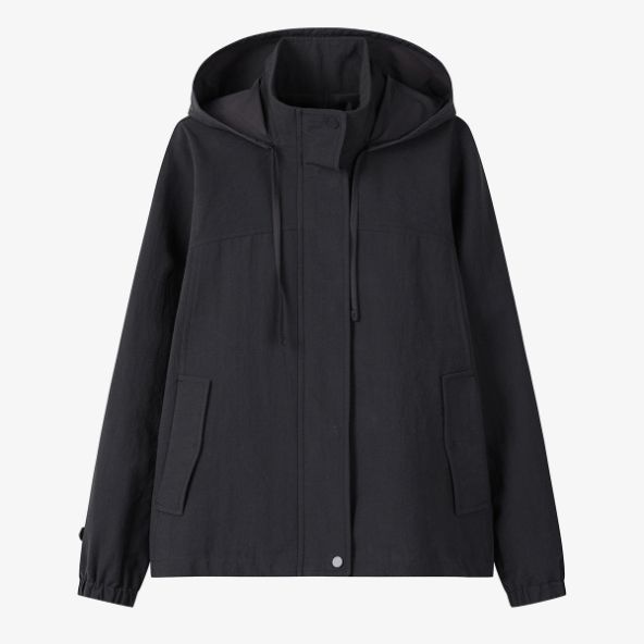 DKNY 캐주얼 후디드 점퍼 차콜그레이 DW2G1WJM111LKG