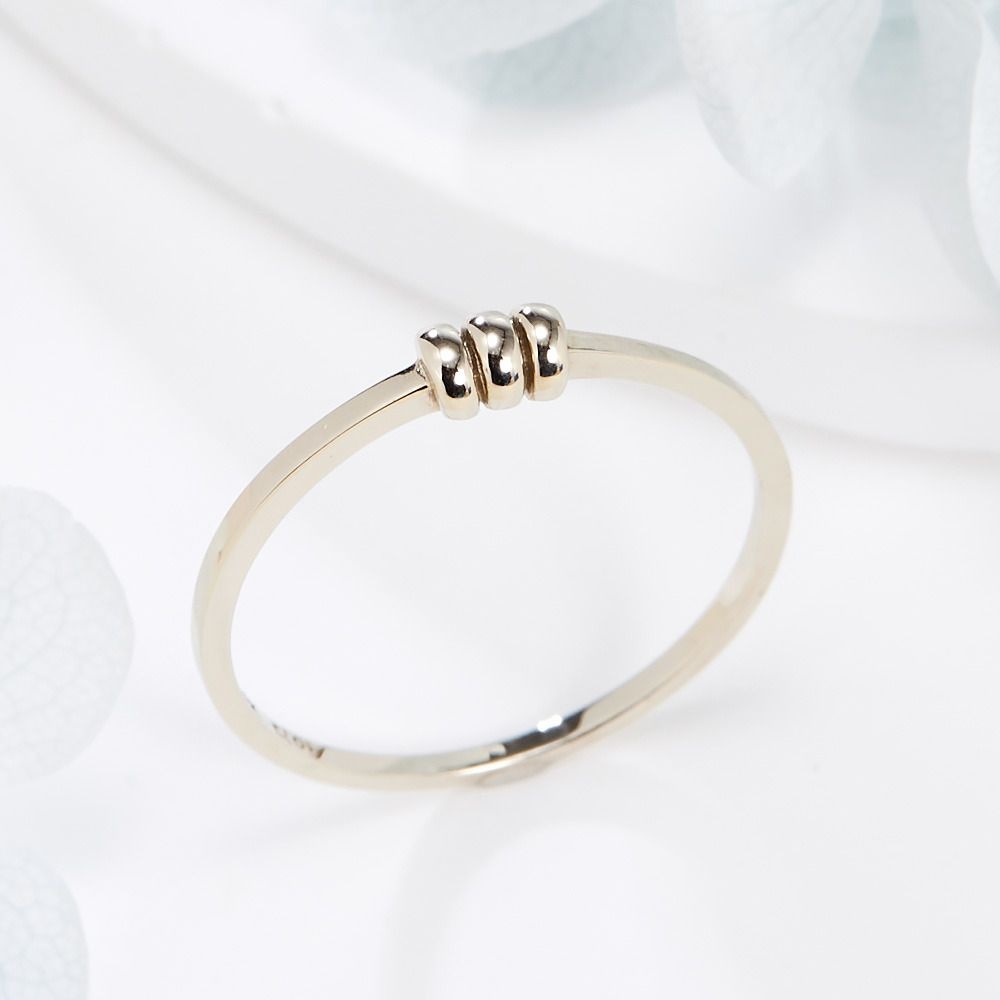 비앤비골드 (현대Hmall) [비앤비골드] 18K 라운딩 꼬임링 실반지 SRS41443