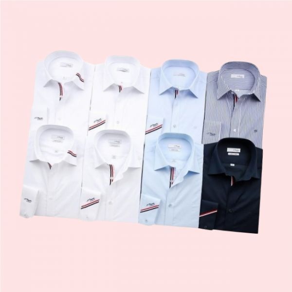 에스티듀퐁 에스티듀퐁 듀퐁 신 균일 삼색포인트 긴팔 롱슬리브와이셔츠 블라우스 상의 9종 택1 SE5SM22LS933SWH 4545565