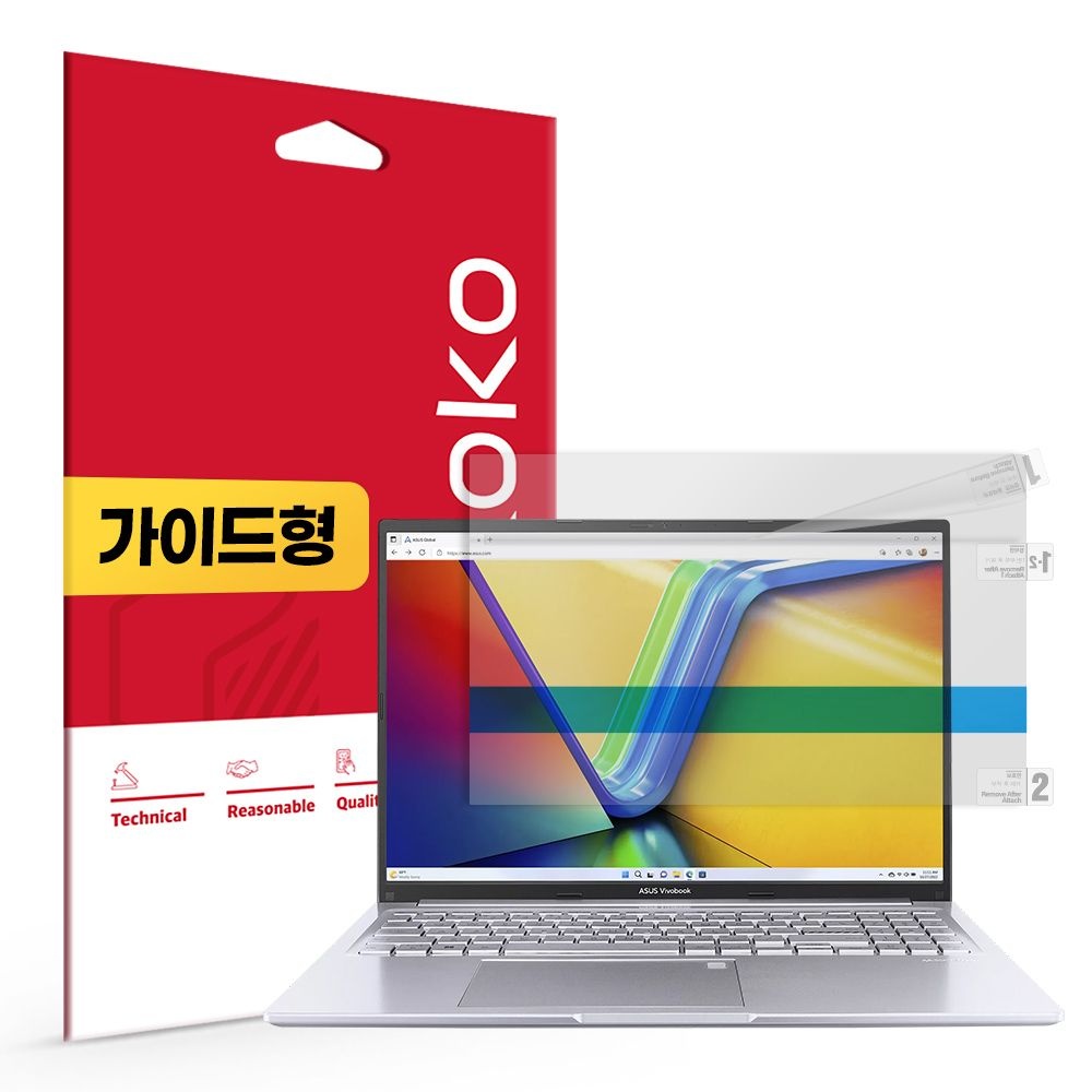 스코코 아수스 비보북 16 A-M1605YA-R7525T 지문방지 저반사 액정보호필름