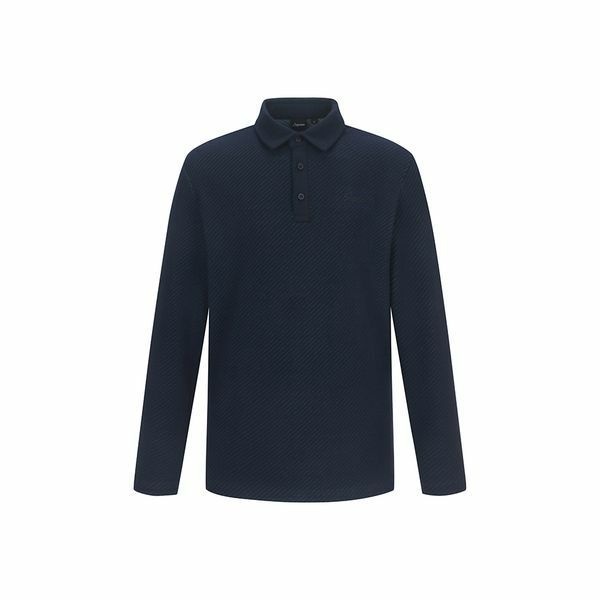 슈페리어 (현대Hmall) [하프클럽/슈페리어]남성 사선 패턴 카라 티셔츠 네이비 (IM0EKS40449)