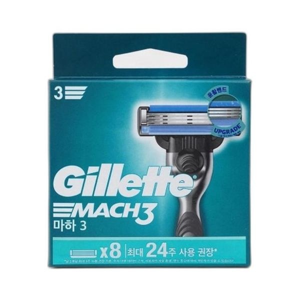 46123257-질레트 마하3 깔끔한 3중 면도날 8개입