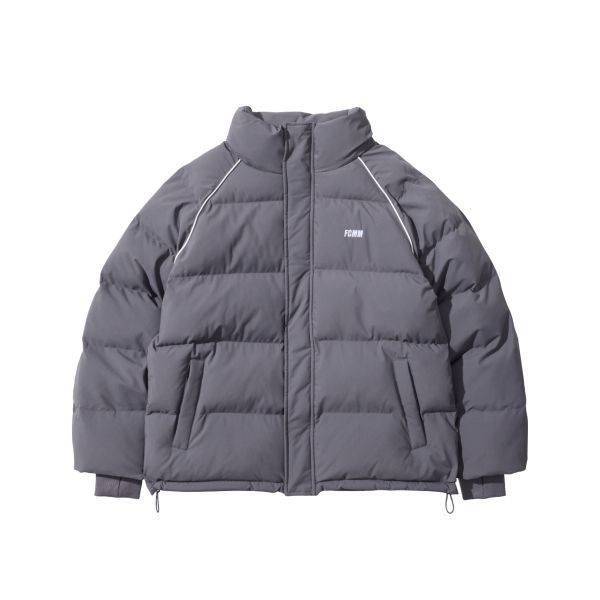 FCMM 매장정품 에프씨엠엠 FCMM 클럽 팀 파이핑 숏 패딩 점퍼 - 그레이 FC103703GE 121651