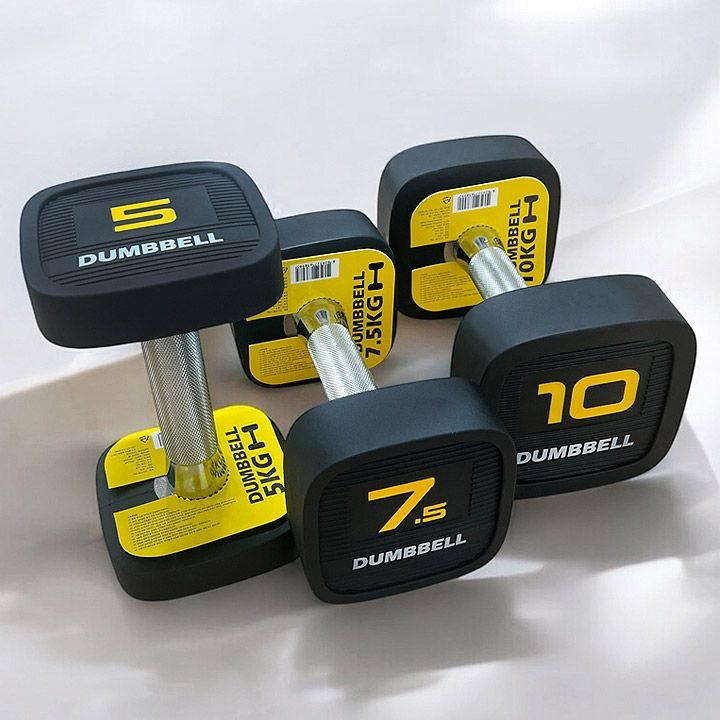 TPU 아령 덤벨 5KG 7.5KG 10KG 헬스 피트니스