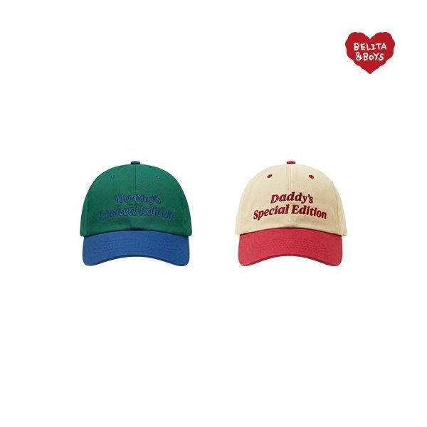 벨리타앤보이즈 벨리타앤보이즈 정가 46,000 마미&대디컬러블럭 숏브림캡 BK6SAC11 155070