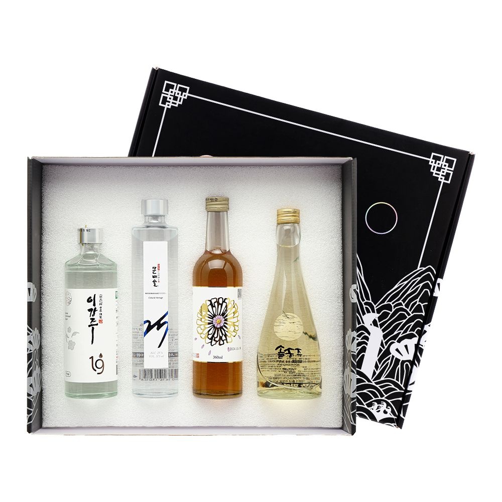 청와대 선정주 오봉도세트_문배술25,이강주19, 솔송주13,한산소곡주16