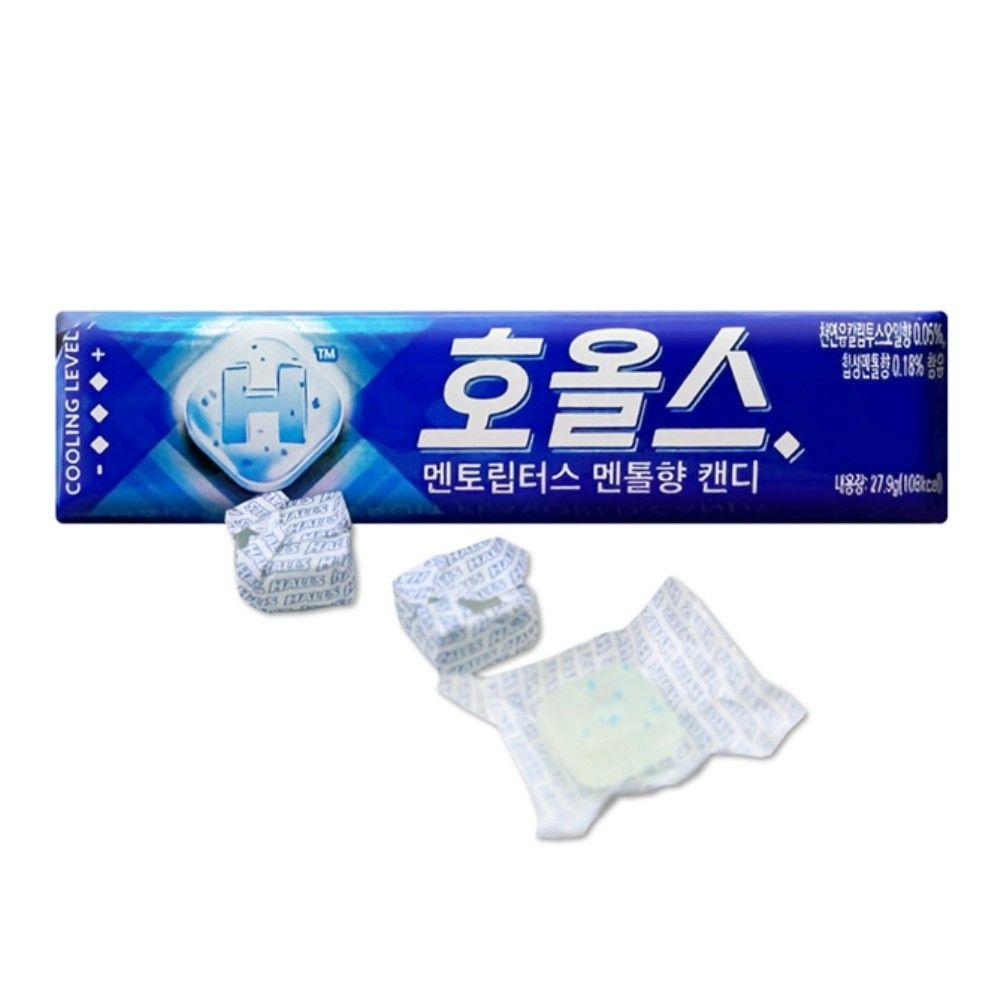 wm협력사 wmfe613 호올스 멘톨 민트 향 캔디 27.9gx20개x1통 홀스 목에좋은 졸음 잠깨는 사탕 간식 답례품 화이트데이 발렌타인