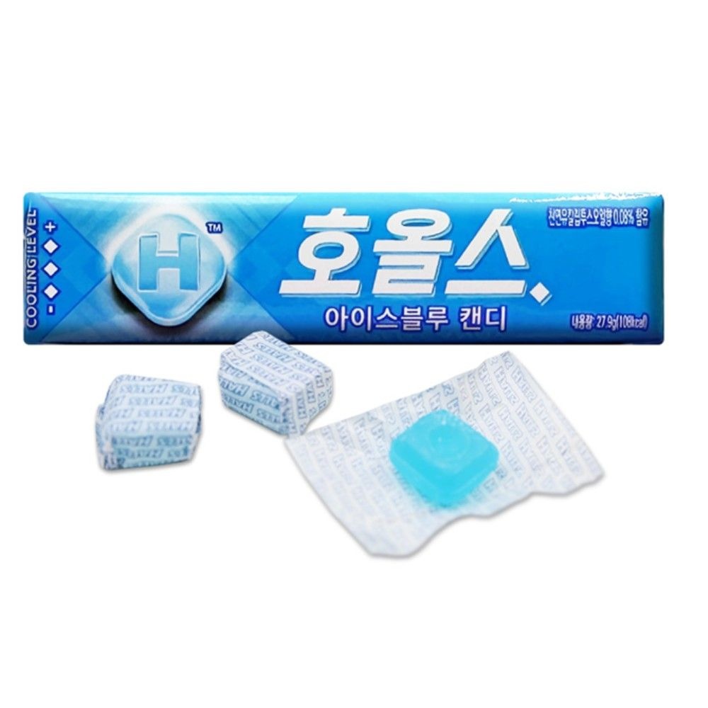 wm협력사 wmfe613 호올스 아이스블루 캔디 27.9gx20개x1통 홀스 목에좋은 민트 졸음 잠깨는 사탕 간식 답례품 화이트데이 파티