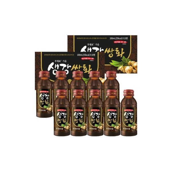 동화약품 동화약품 생강쌍화 100ml 20병 쌍화탕 건강음료 드링크