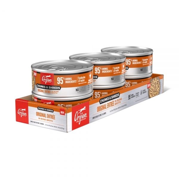 오리젠 캔 청크 슈레드 오리지날 캣 155g x 12개