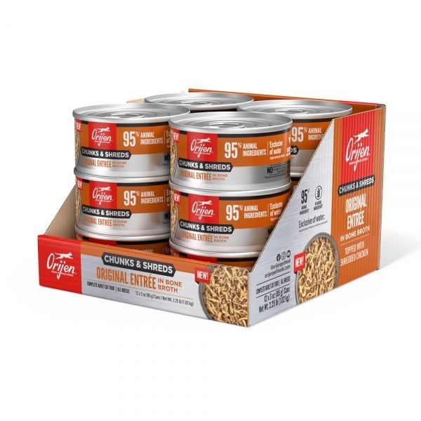 오리젠 캔 청크 슈레드 오리지날 캣 85g x 24개