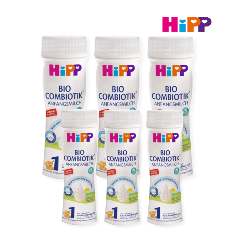 [해외] 힙 HIPP 액상분유 바이오 콤비오틱 1단계 200ml 6병