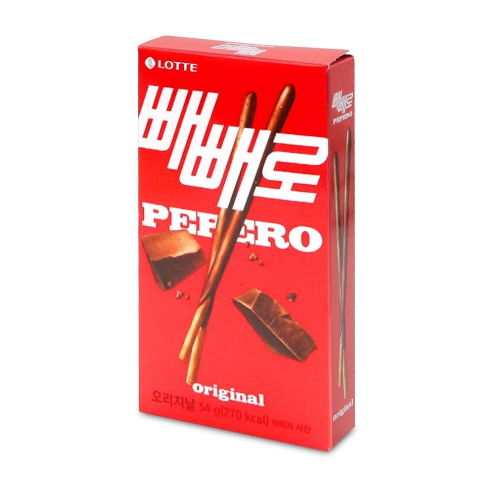 wmfe613 초코 막대 과자 빼빼로 오리지널 54gx4개 어린이 사무실 탕비실 학원 간식 답례품 선물 다과 회의 행사 이벤트