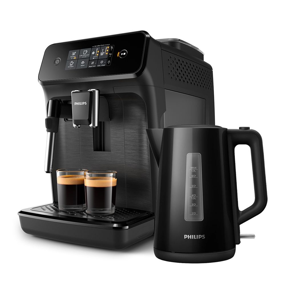 필립스생활가전 필립스 1200시리즈 전자동 커피머신 EP1220/19+전기포트 패키지 <871653>