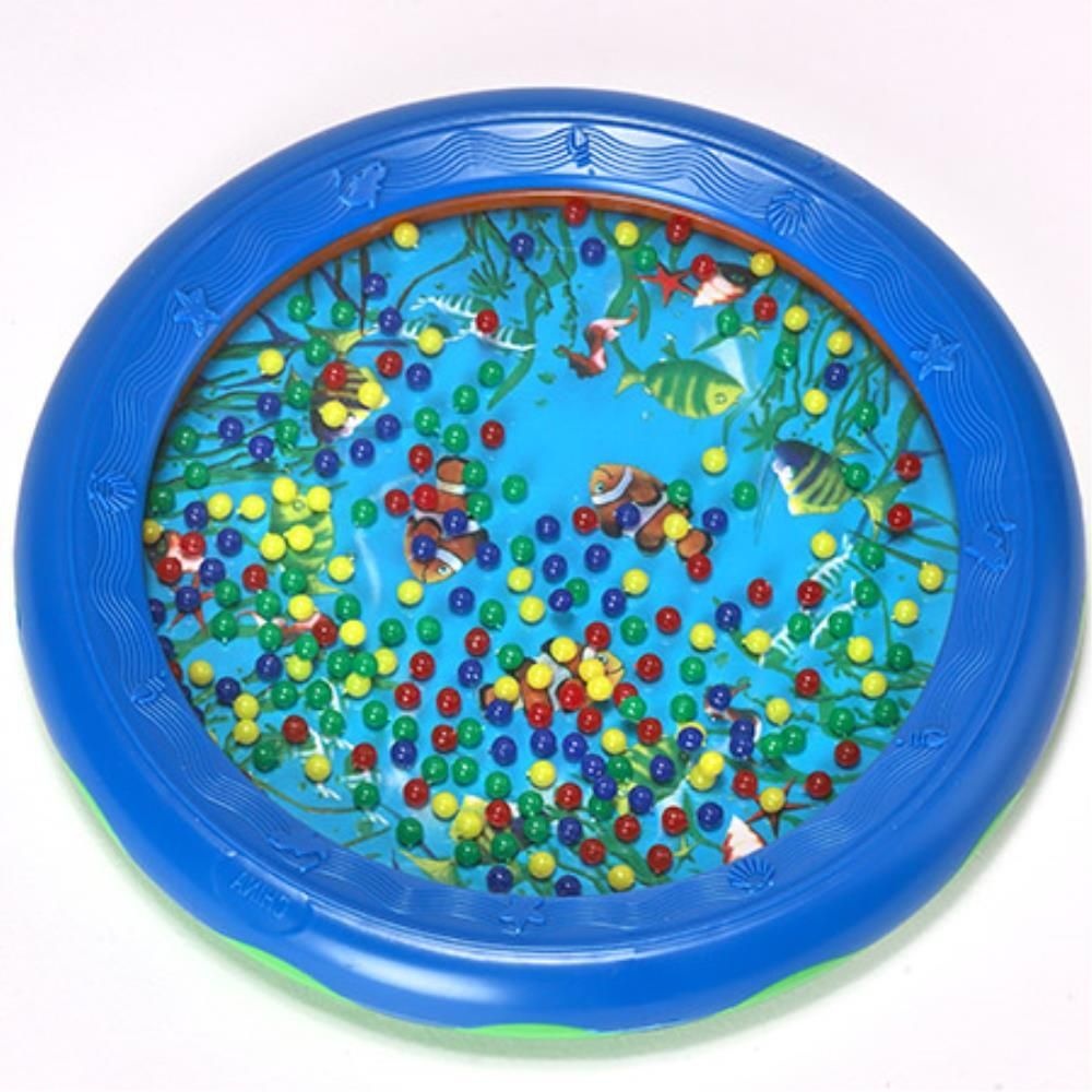 한국교육시스템(주) 찰랑찰랑 파도소리 흔들기 드럼장난감 뮤직토이 유치원